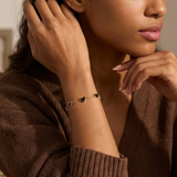 Gold Plated Heart Chain Bracelet