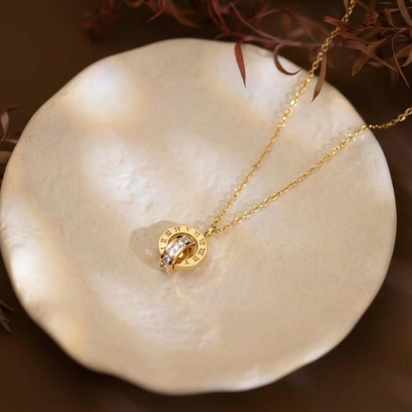 Interlocking Circle Necklace