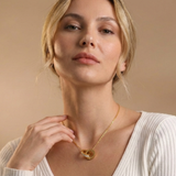 Interlocking Circle Necklace